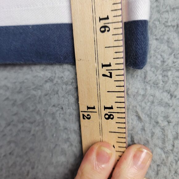 Draper James Miniskirt Womens Size 8  Navy Blue White Striped Size Zipper - Picture 9 of 13